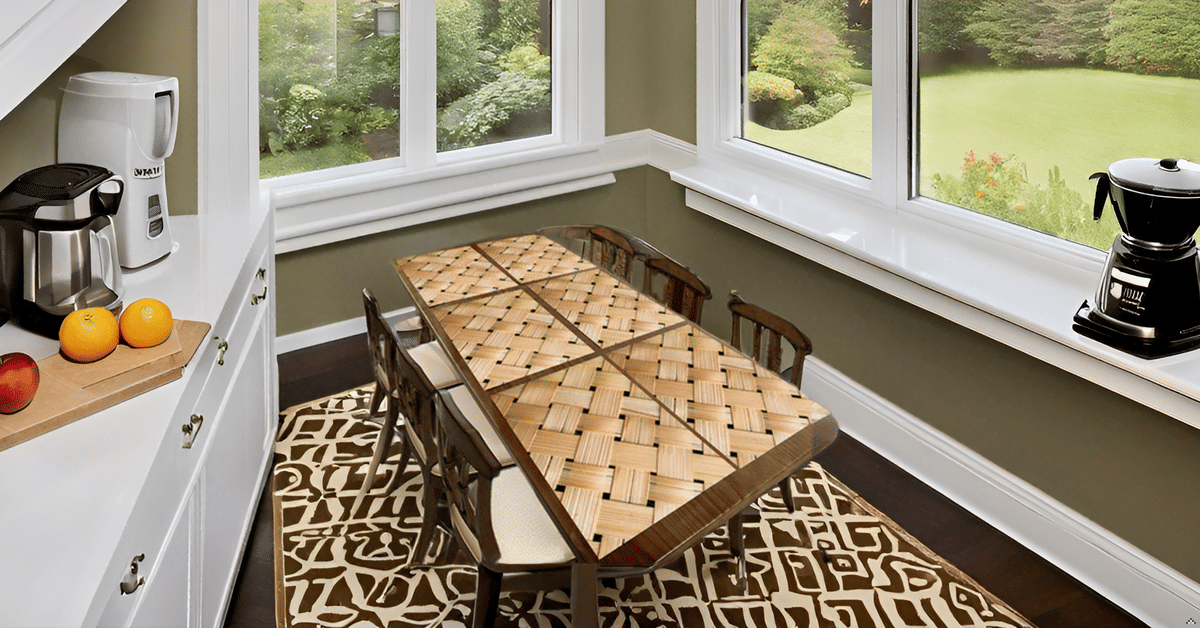     			Revexo PVC Floral Rectangle Table Mats ( 40 cm x 32 cm ) Pack of 1 - Multi