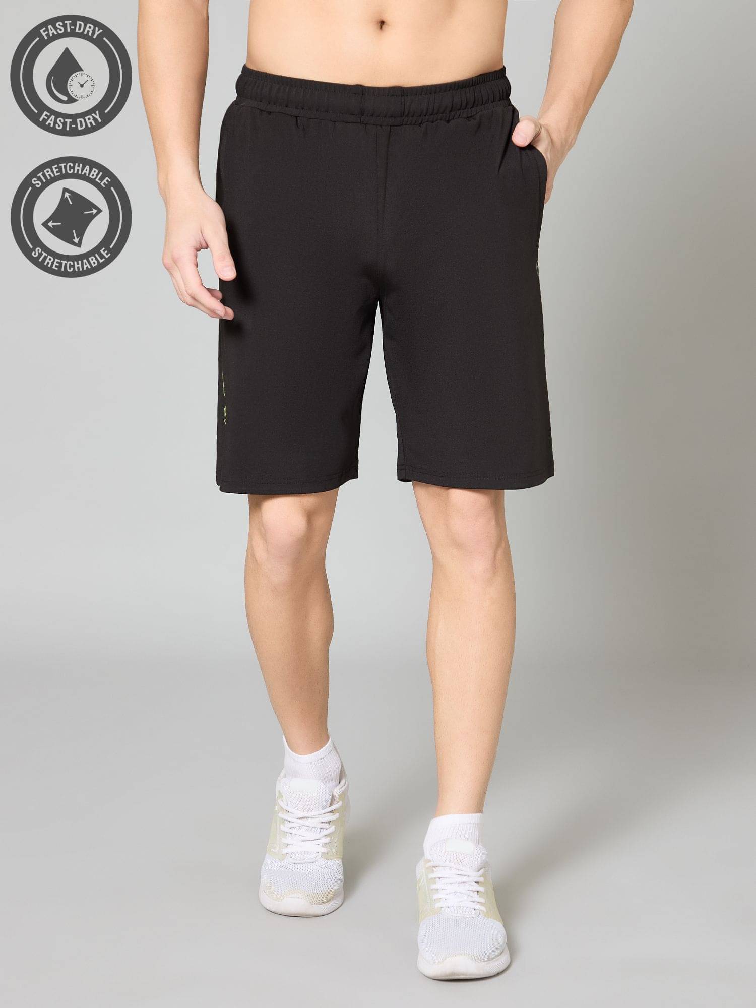 Turnfit Black Lycra Men's Shorts ( Pack of 1 ) Turnfit Black Lycra Men's Shorts ( Pack of 1 )