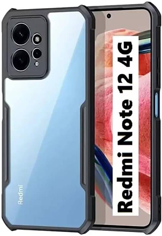 VAKIBO Plain Cases Compatible For Rubber Mi Redmi Note 12 4G ( Pack of 1 ) VAKIBO Plain Cases Compatible For Rubber Mi Redmi Note 12 4G ( Pack of 1 )