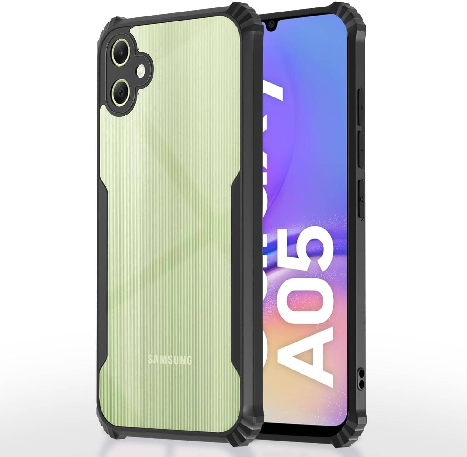 VAKIBO Plain Cases Compatible For Rubber Samsung Galaxy A05 ( Pack of 1 ) VAKIBO Plain Cases Compatible For Rubber Samsung Galaxy A05 ( Pack of 1 )