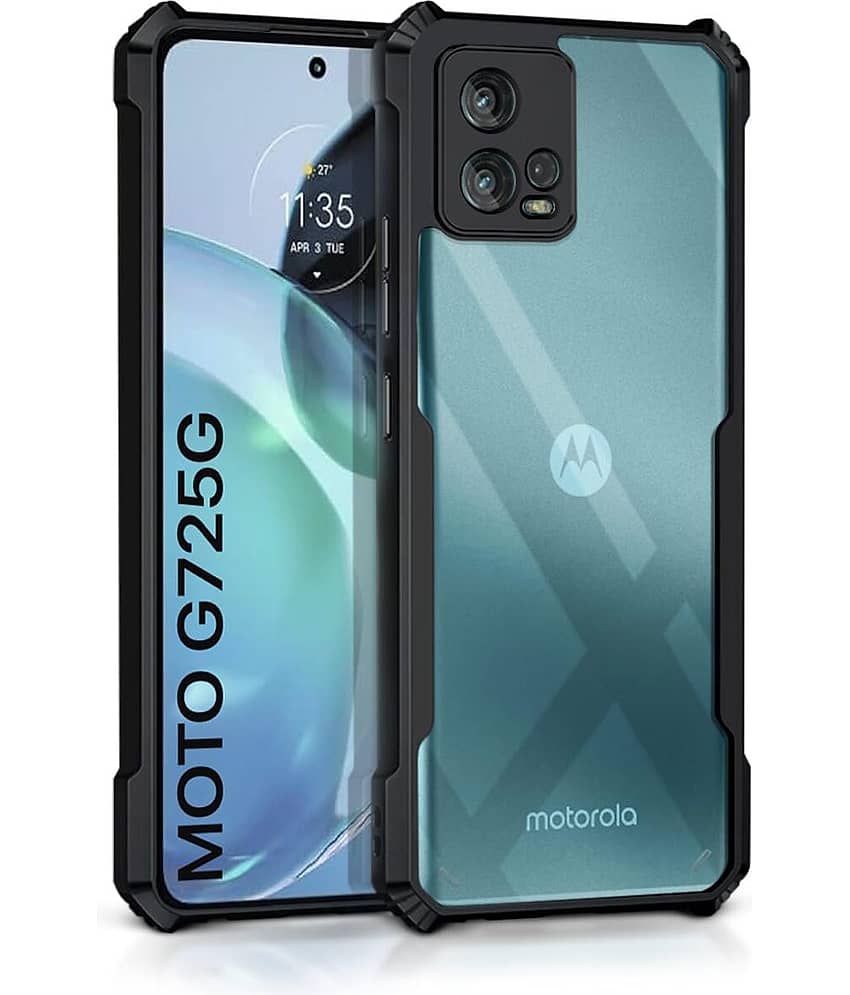 VAKIBO Plain Cases Compatible For Rubber Moto G72 ( Pack of 1 )