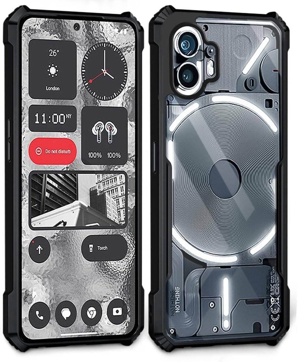     			VAKIBO Plain Cases Compatible For Rubber Nothing Phone 2 ( Pack of 1 )