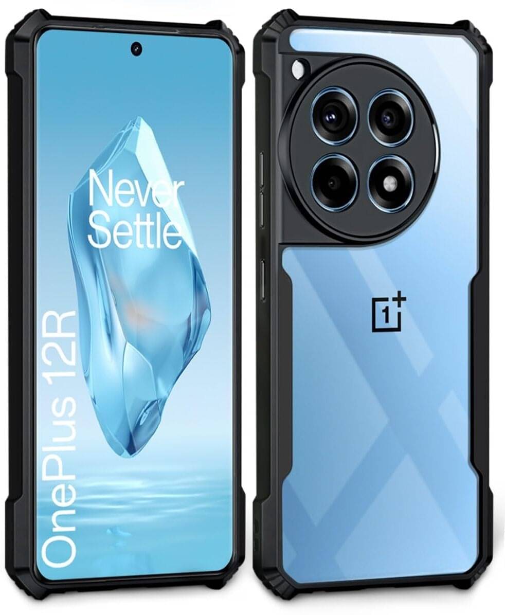 VAKIBO Plain Cases Compatible For Rubber OnePlus 12R ( Pack of 1 ) VAKIBO Plain Cases Compatible For Rubber OnePlus 12R ( Pack of 1 )