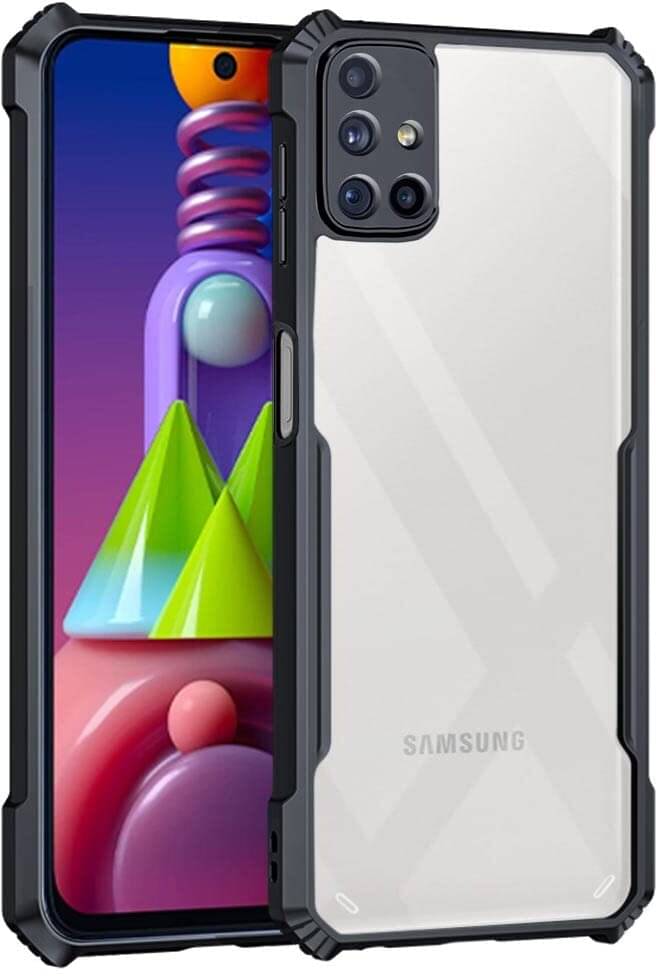     			VAKIBO Plain Cases Compatible For Rubber Samsung Galaxy M51 ( Pack of 1 )