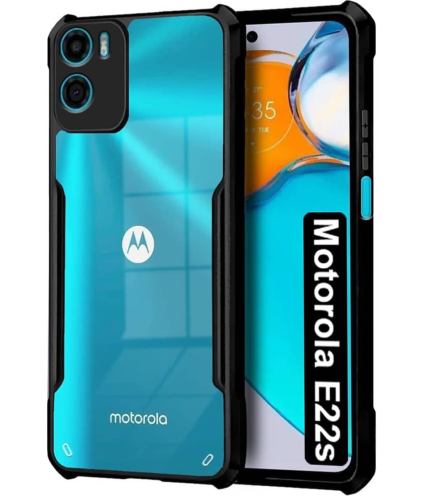 VAKIBO Plain Cases Compatible For Rubber Moto E32 4G ( Pack of 1 )