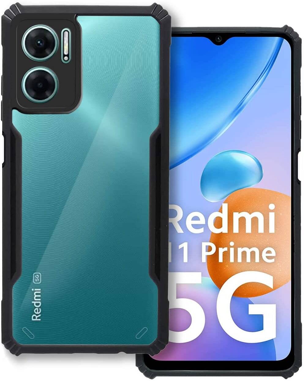     			VAKIBO Plain Cases Compatible For Rubber Mi Redmi 11 Prime 5G ( Pack of 1 )