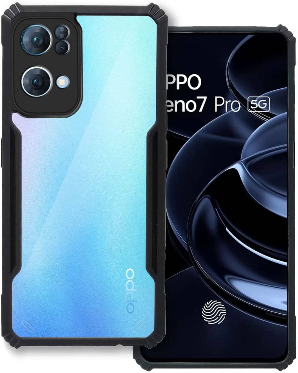     			VAKIBO Plain Cases Compatible For Rubber Oppo Reno 7 Pro ( Pack of 1 )