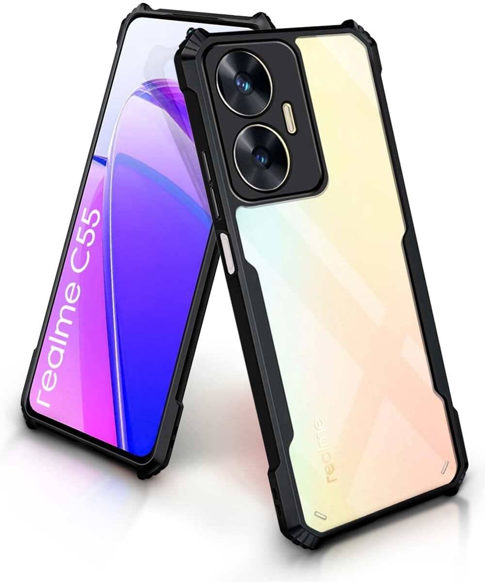 VAKIBO Plain Cases Compatible For Rubber Realme C55 ( Pack of 1 ) VAKIBO Plain Cases Compatible For Rubber Realme C55 ( Pack of 1 )