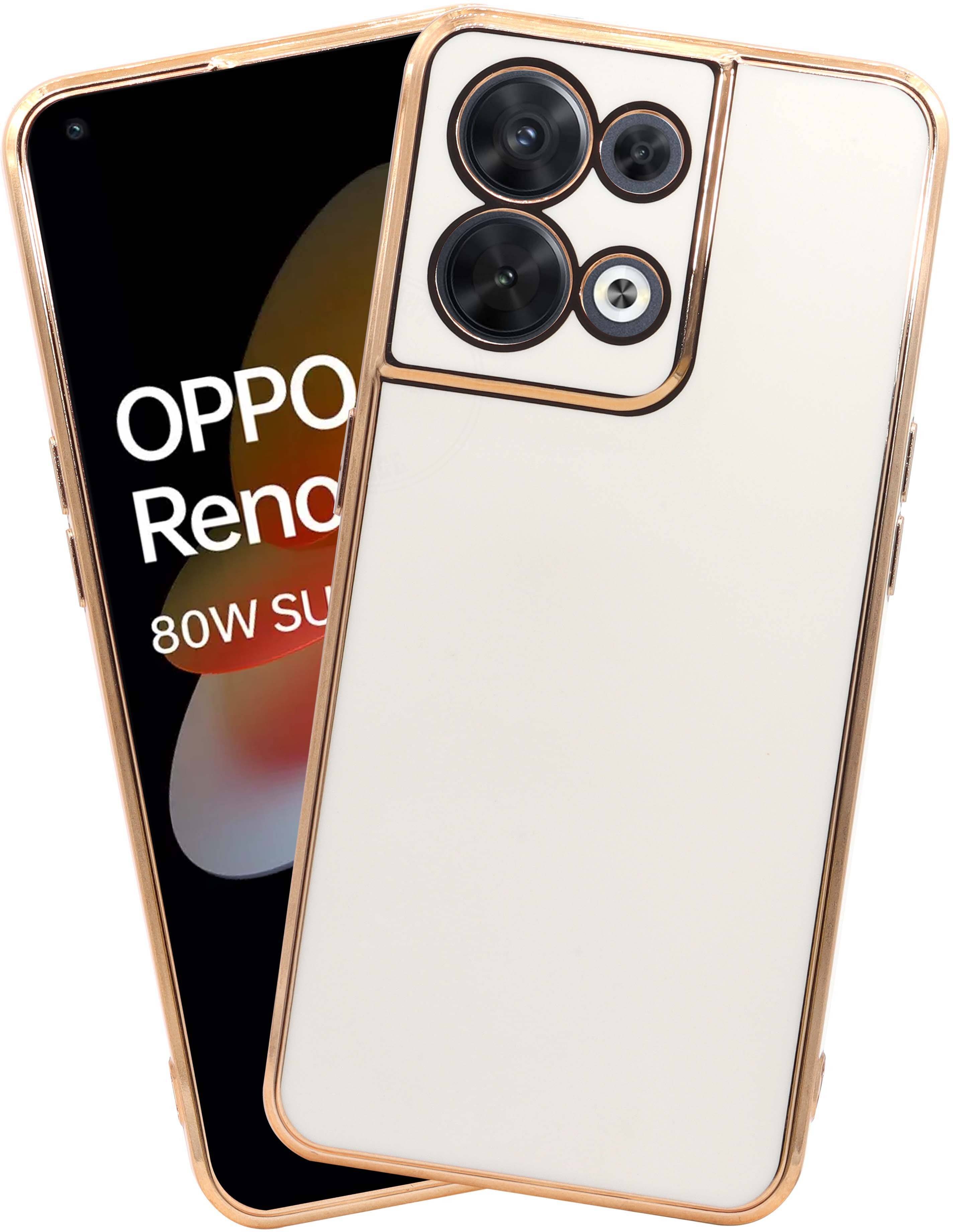     			VAKIBO Plain Cases Compatible For Silicon Oppo Reno 8 ( Pack of 1 )