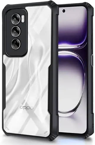 VAKIBO Plain Cases Compatible For Rubber Oppo Reno 12 ( Pack of 1 ) VAKIBO Plain Cases Compatible For Rubber Oppo Reno 12 ( Pack of 1 )