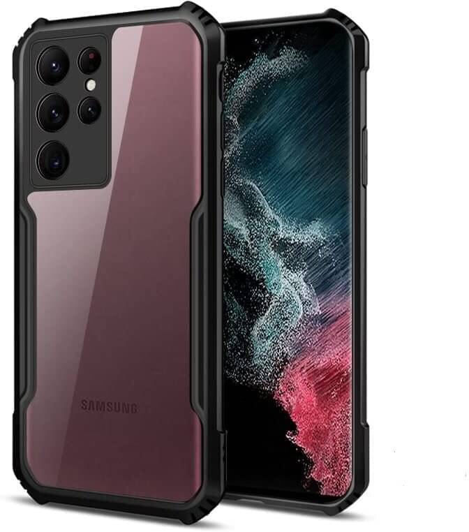     			VAKIBO Plain Cases Compatible For Rubber Samsung Galaxy S22 Ultra ( Pack of 1 )