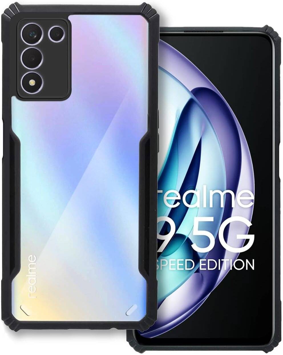     			VAKIBO Plain Cases Compatible For Rubber Realme 9 5G Speed Edition ( Pack of 1 )