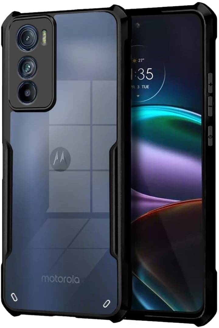     			VAKIBO Plain Cases Compatible For Rubber Moto Edge 30 ( Pack of 1 )