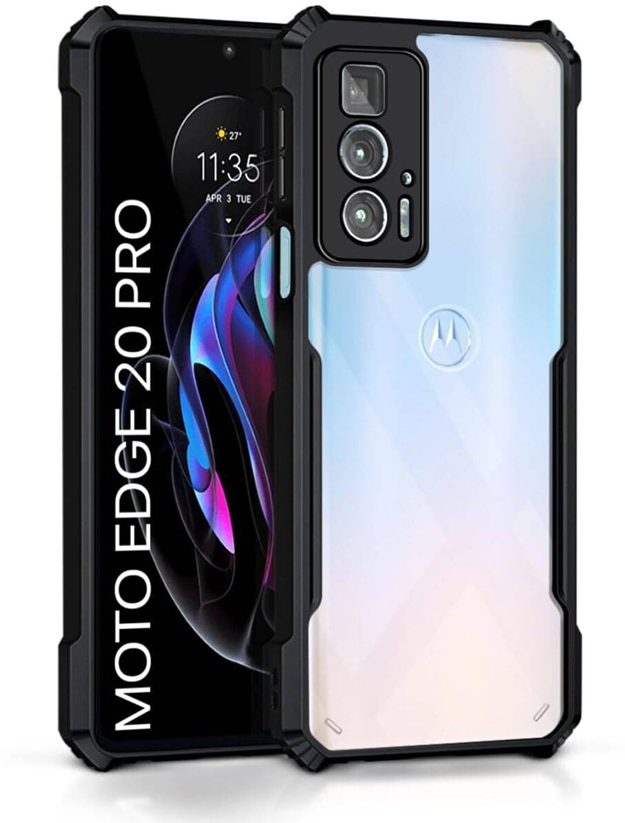     			VAKIBO Plain Cases Compatible For Rubber Moto Edge 20 Pro ( Pack of 1 )