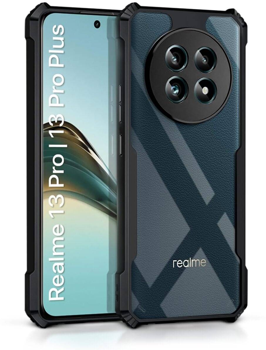     			VAKIBO Plain Cases Compatible For Rubber Realme 13 Pro Plus 5G ( Pack of 1 )