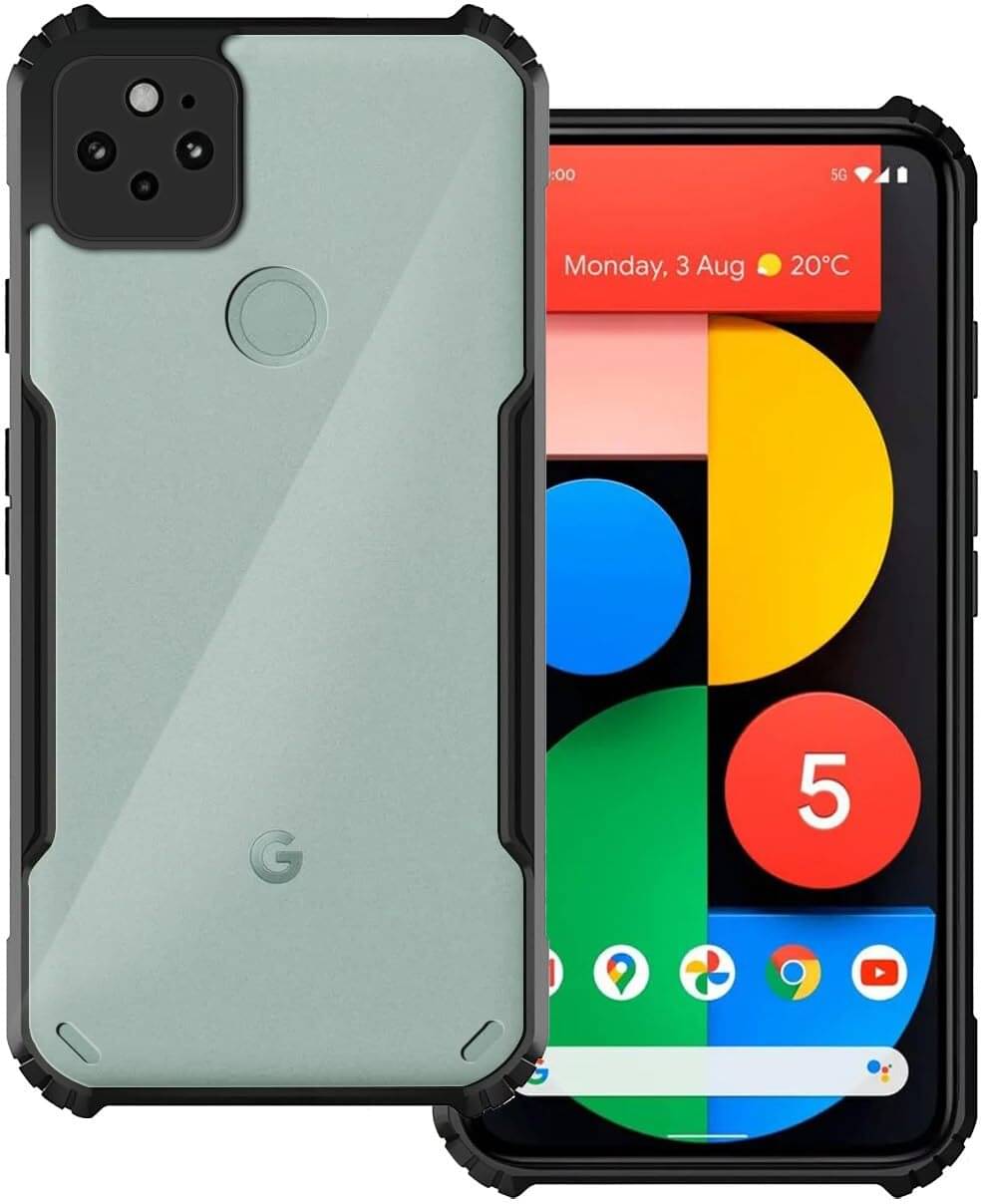 VAKIBO Plain Cases Compatible For Rubber Google Pixel 5 ( Pack of 1 ) VAKIBO Plain Cases Compatible For Rubber Google Pixel 5 ( Pack of 1 )