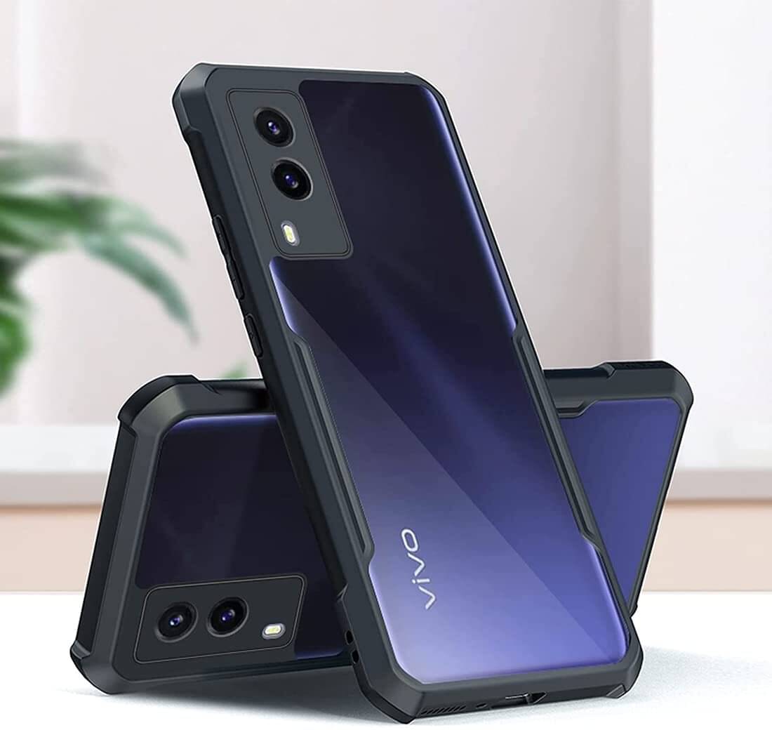     			VAKIBO Plain Cases Compatible For Rubber Vivo V21E ( Pack of 1 )
