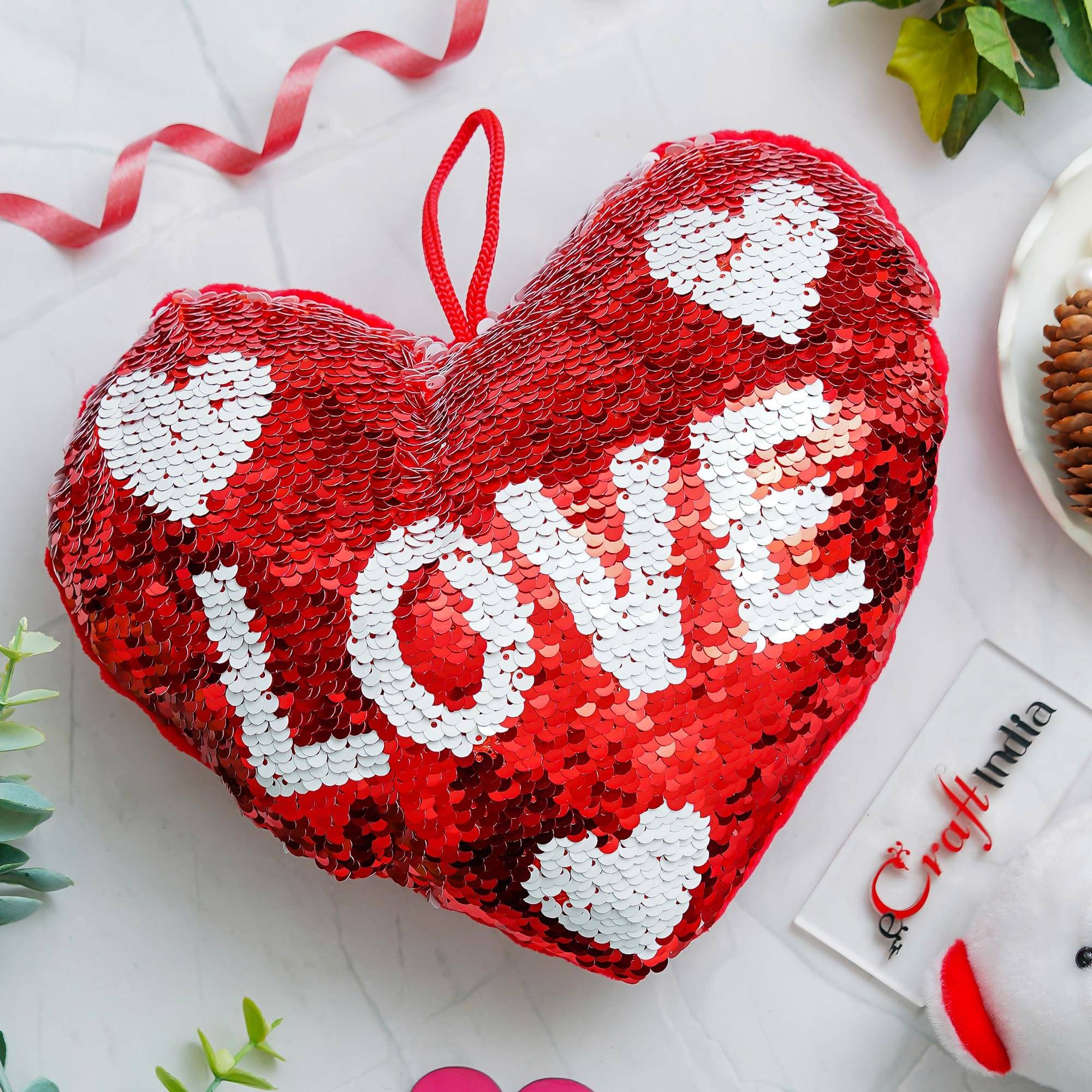     			eCraftIndia Multicolor Polyester Valentine Hamper
