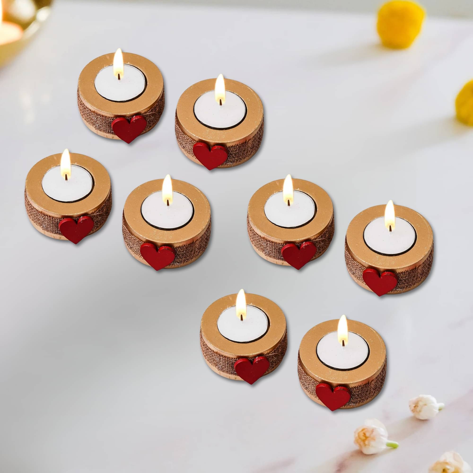 eCraftIndia Multicolor Wood Diwali Candle     			eCraftIndia Multicolor Wood Diwali Candle