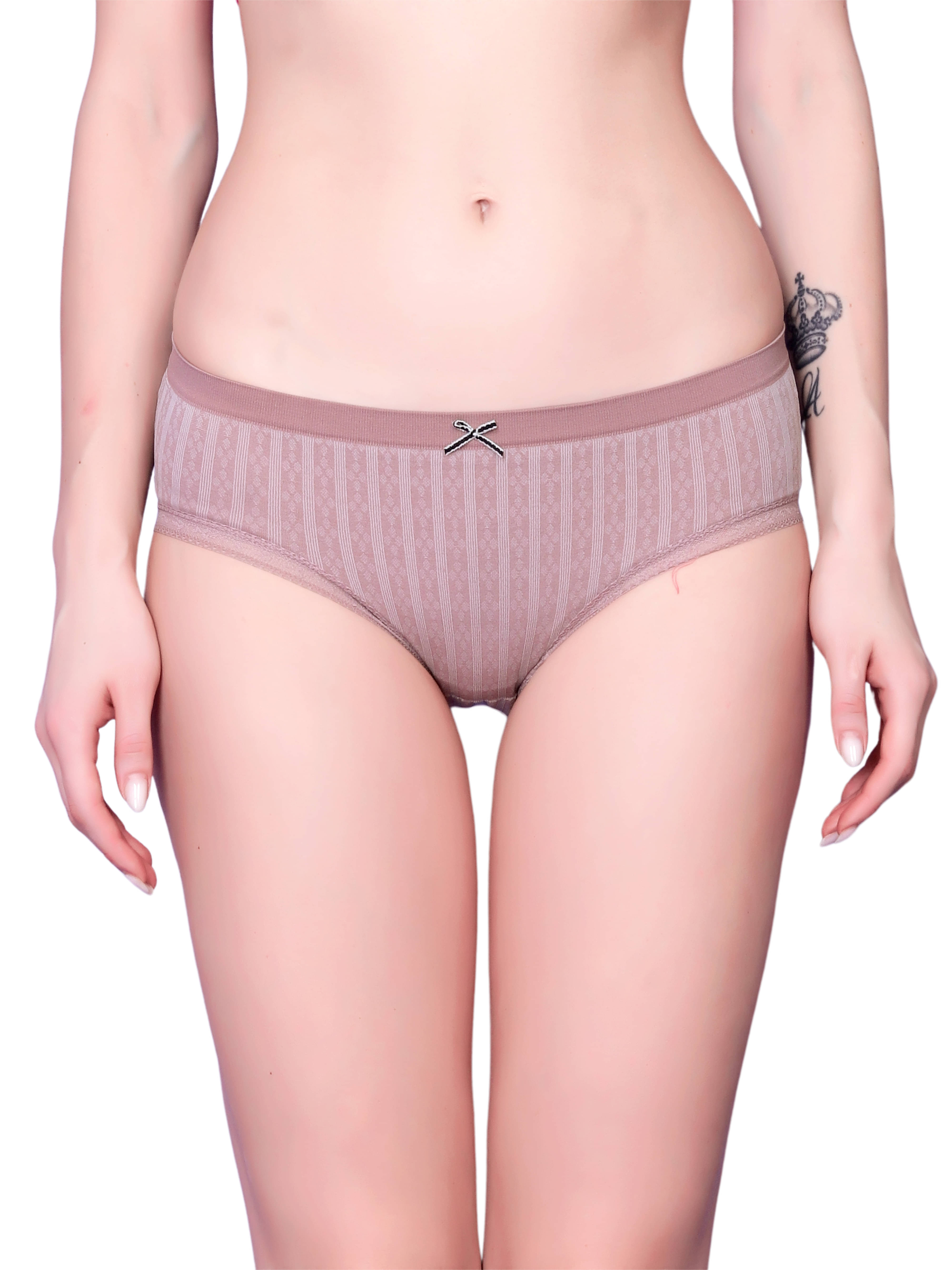     			3Mads Pack of 1 Nylon Hipster For Women ( Pink )