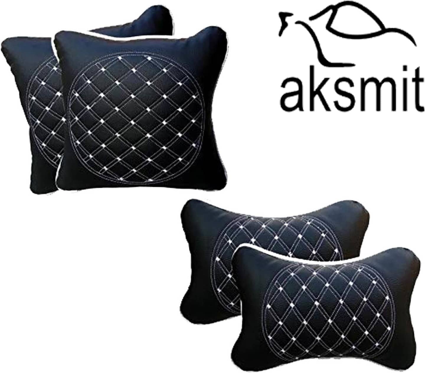 AKSMIT Neck Cushions Set of 4 Multicolour