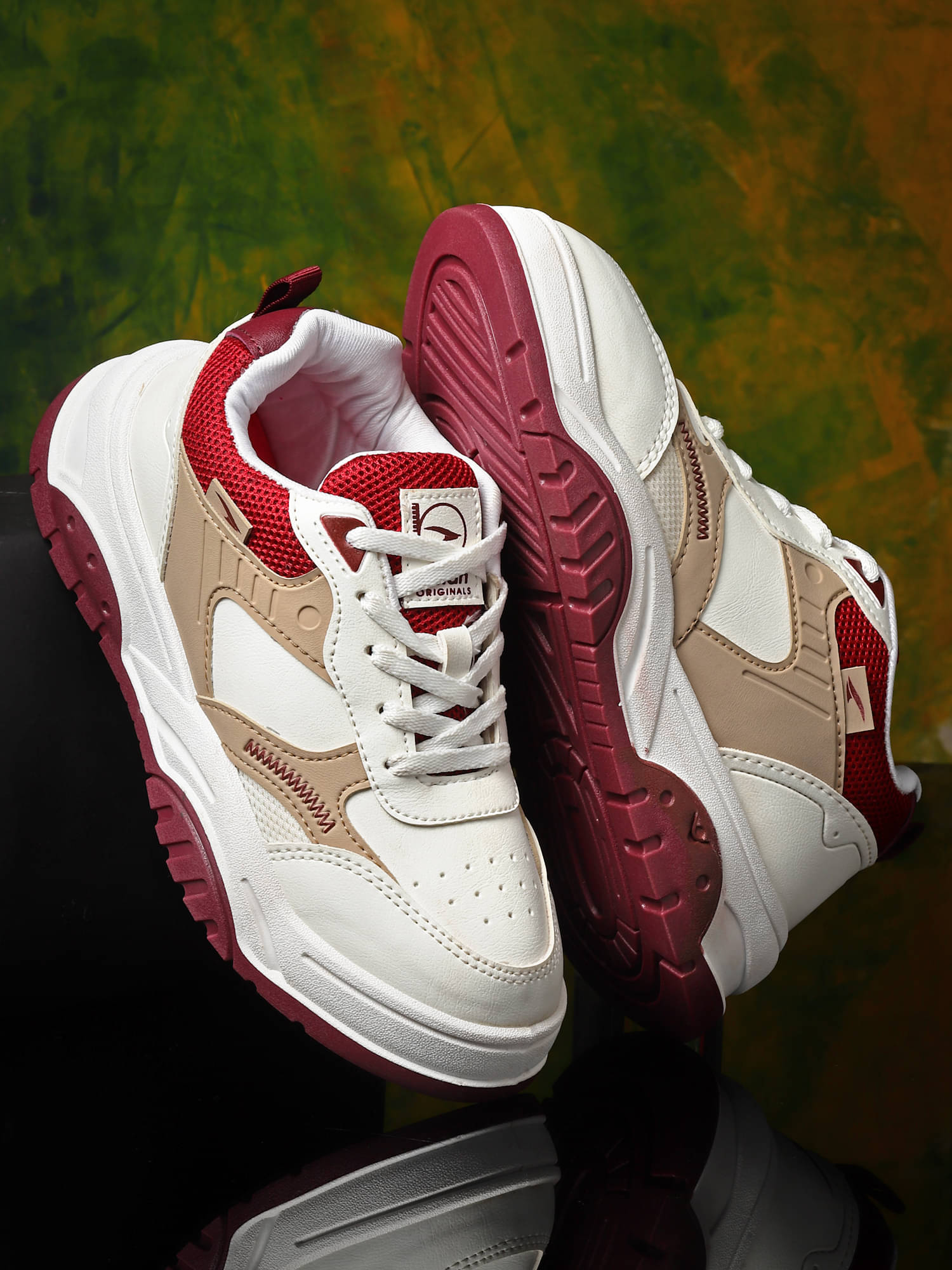     			ASIAN Maroon Women's Sneakers