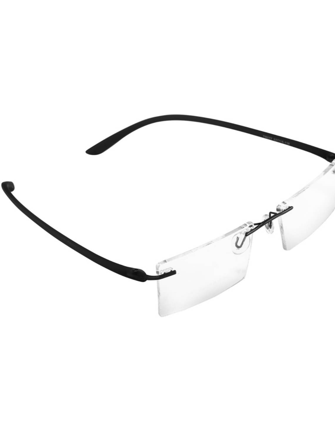     			Admire Black Rimless Rectangular Computer Glasses ( Pack of 1 )