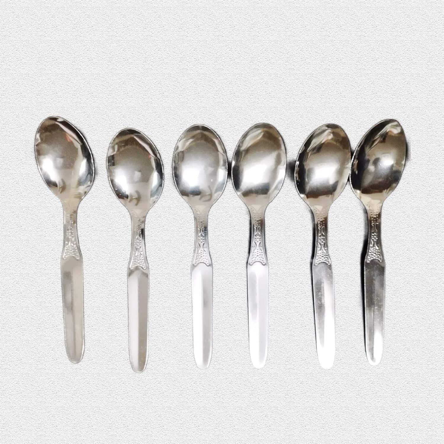 BLUENIN Kitchen Product Stainless Steel Baby Spoon steel ( Pack of 12 )