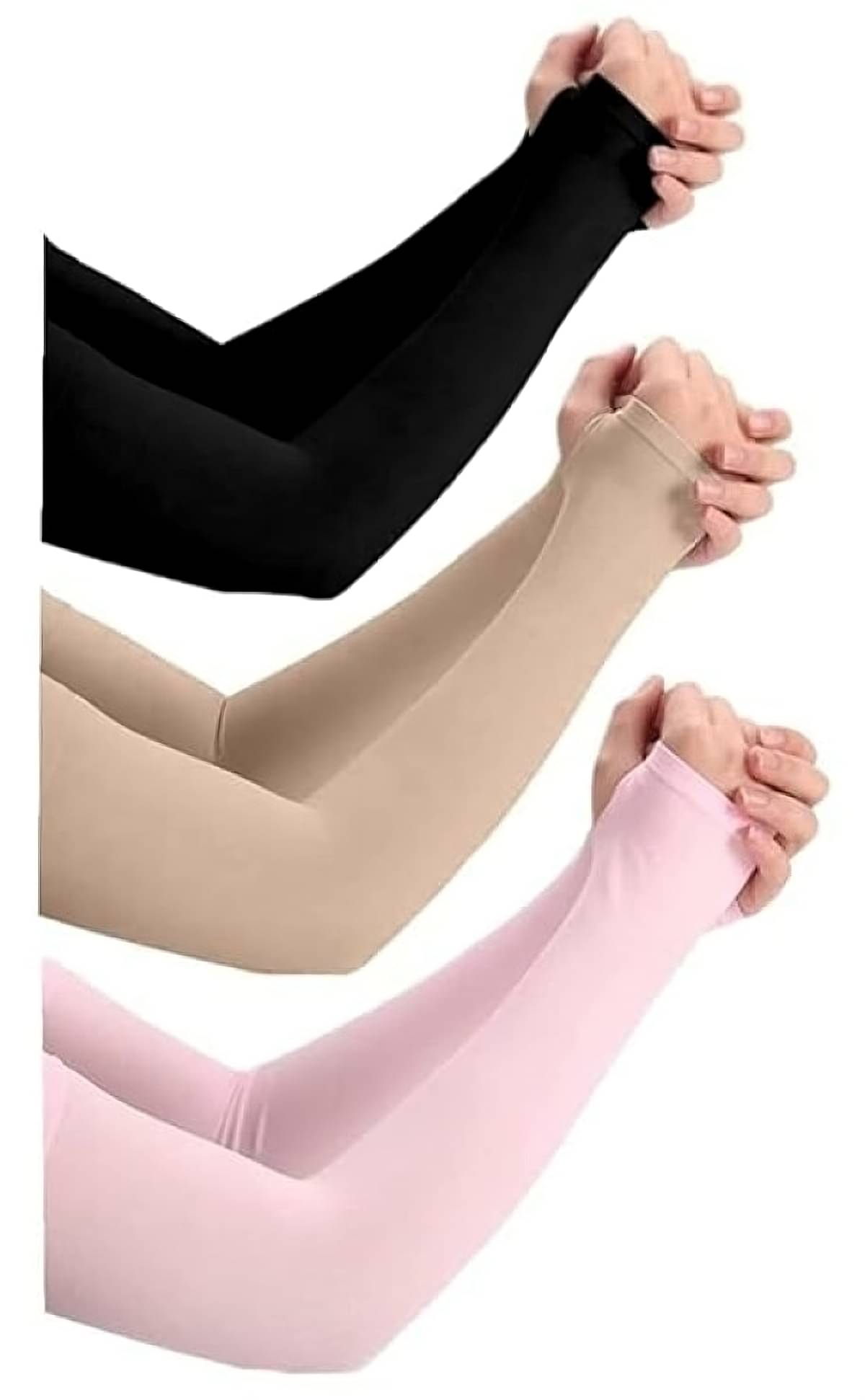 Benicia Multicolor Solid Riding Sleeves ( Set of 3 ) Benicia Multicolor Solid Riding Sleeves ( Set of 3 )