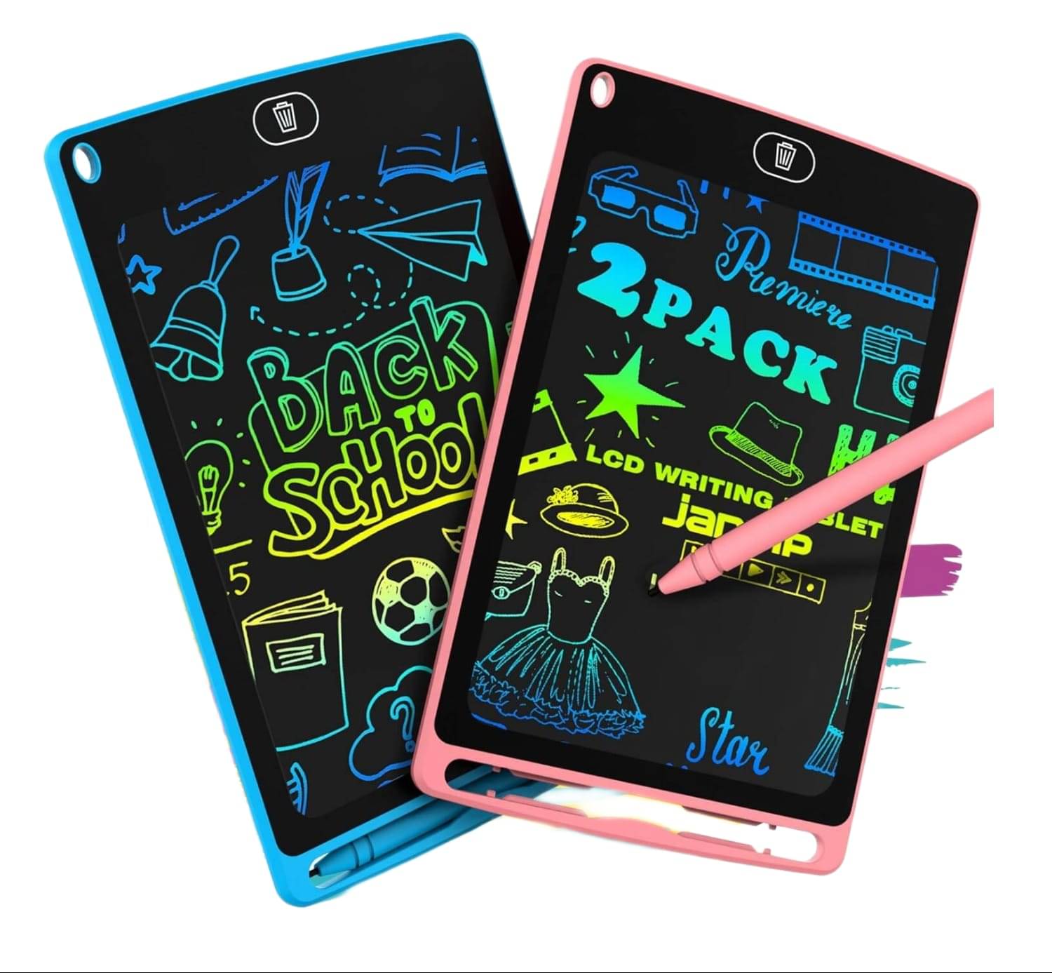     			CHARKEE - LCD Writing Pad 8.5 Pack of 2