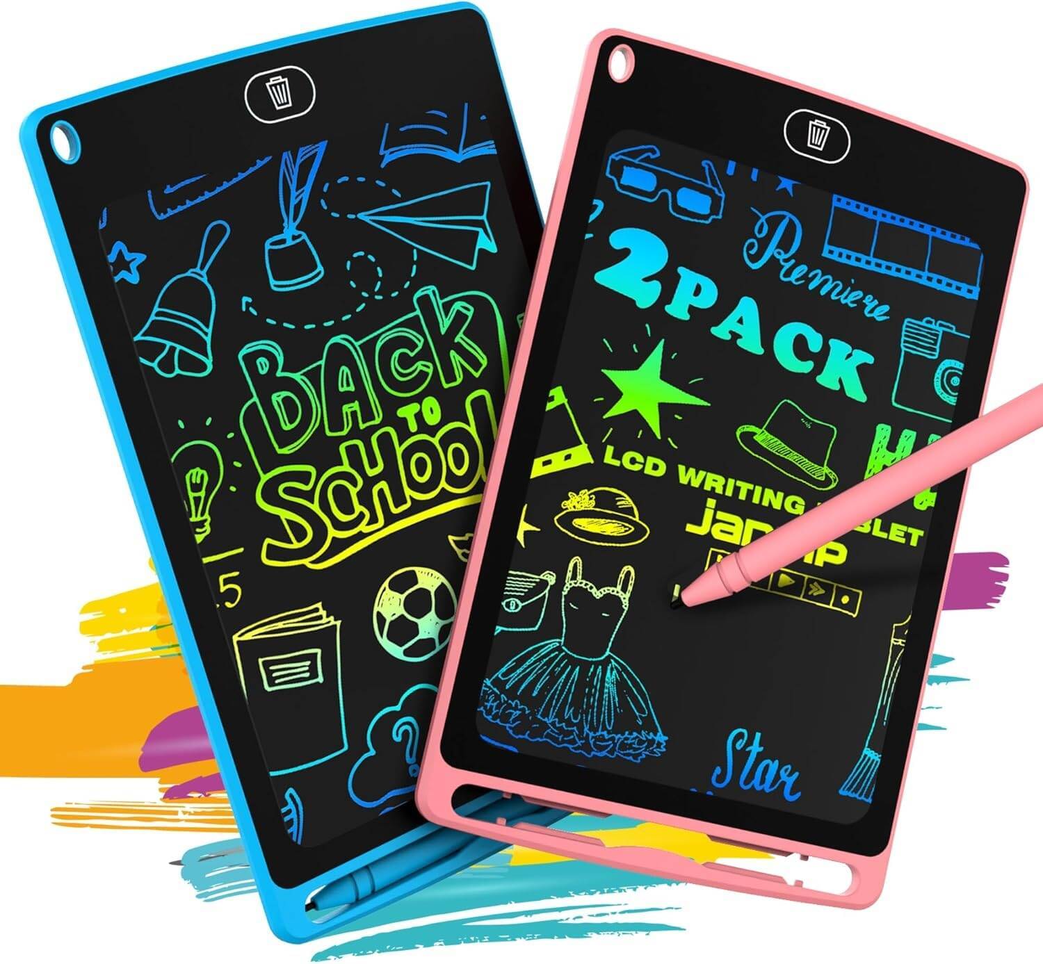     			CHARKEE - LCD Writing Pad 8.5 Pack of 2