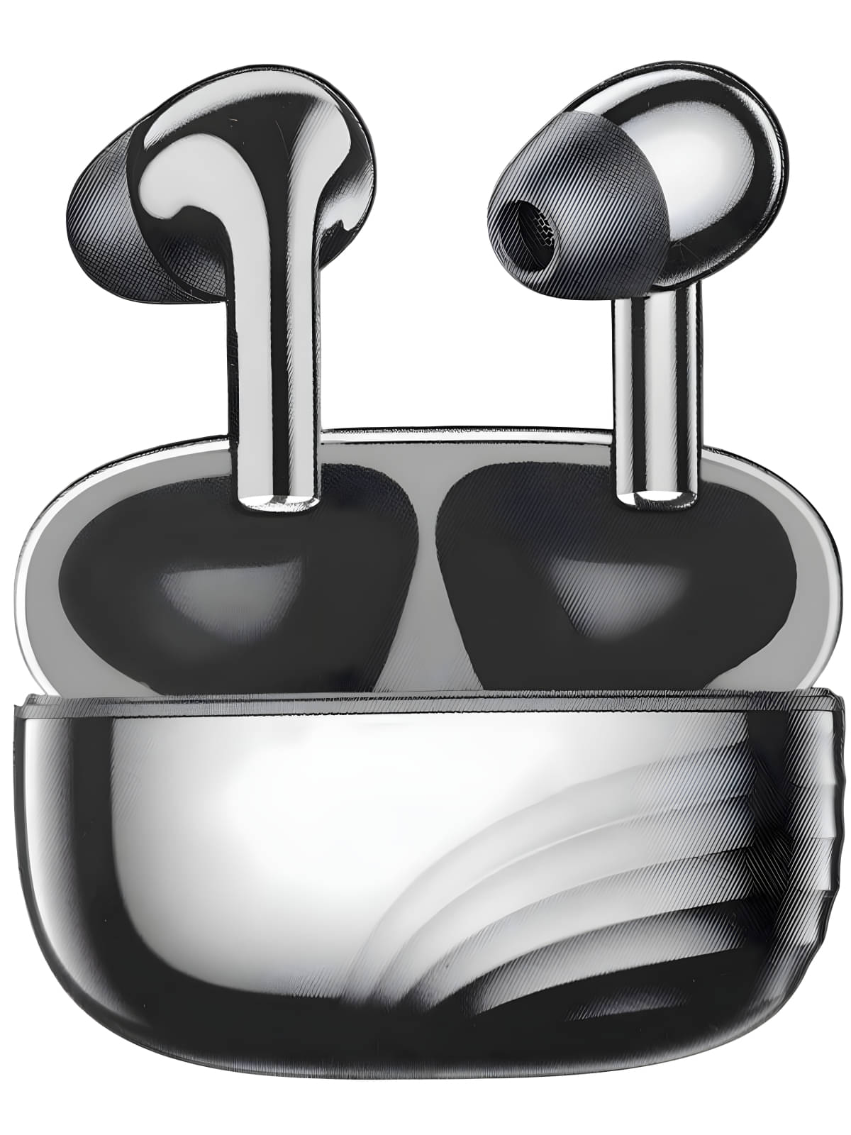     			COREGENIX SHINE-PODS Bluetooth True Wireless (TWS) In Ear 30 Hours Playback Low Latency,Powerfull bass IPX5(Splash & Sweat Proof) Silver