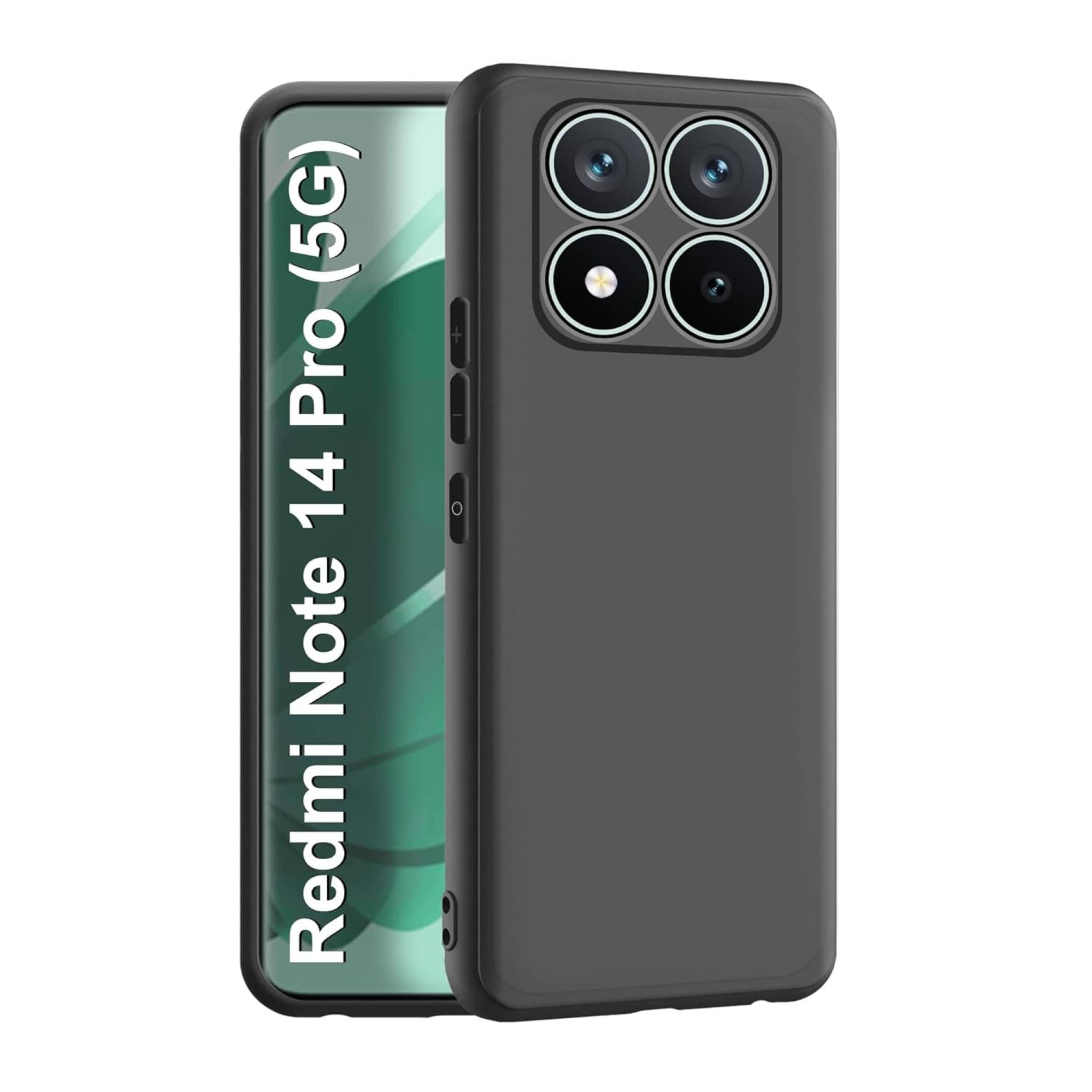     			Case Vault Covers Silicon Soft cases Compatible For Silicon Redmi Note 14 Pro 5G ( )