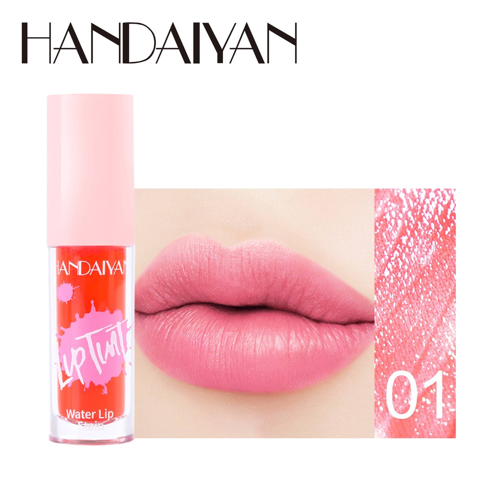    			DAIMANPU Raspberry Pink Matte Lipstick 15