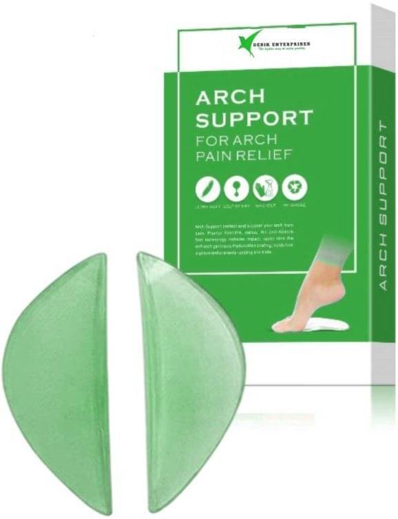     			DEBIK Medical Arch Gel Support Silicone,Orthopedic Shoe Insole Insole - Free Size (1 Pair)