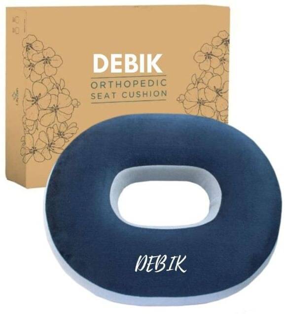 DEBIK Donut Ring Pillow Cushion For Piles Haemorrhoid Coccyx Sciatica Tailbone Back Pain Back / Lumbar Support (Pack of 1) DEBIK Donut Ring Pillow Cushion For Piles Haemorrhoid Coccyx Sciatica Tailbone Back Pain Back / Lumbar Support (Pack of 1)