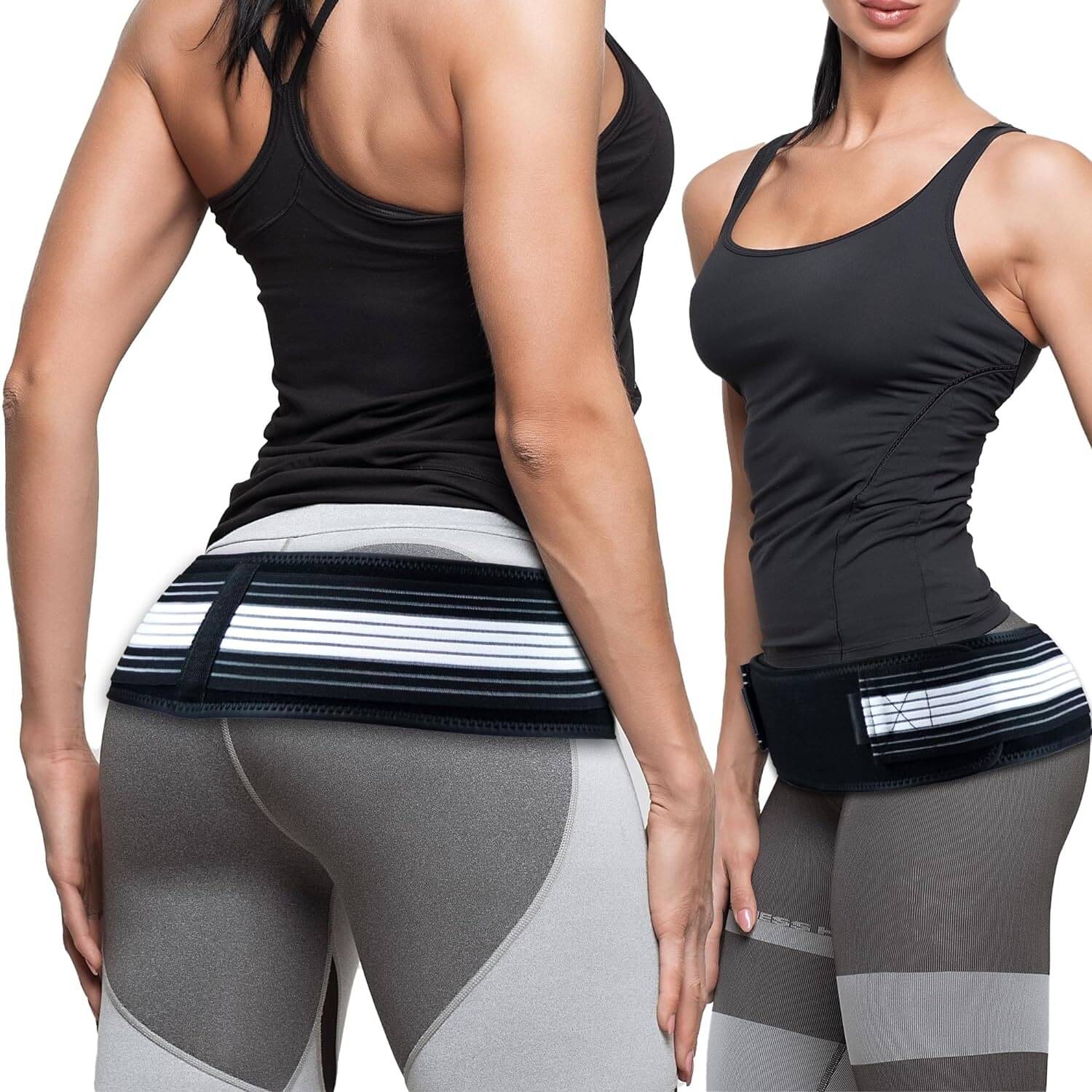 DEBIK Sacroiliac belt, Sciatica Belt, SI Joint Hip Belt, Sciatica Pain Relief Back / Lumbar Support (Pack of 1) DEBIK Sacroiliac belt, Sciatica Belt, SI Joint Hip Belt, Sciatica Pain Relief Back / Lumbar Support (Pack of 1)