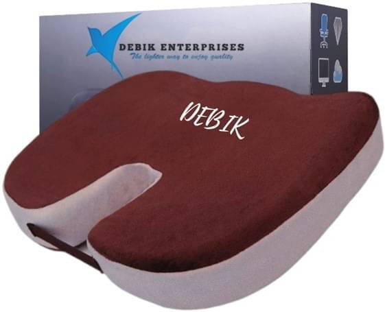 DEBIK Coccyx, Tailbone, Sciatica, Lower Back Support Seat Cushion ( RED-GREY ) Back / Lumbar Support (Pack of 1) DEBIK Coccyx, Tailbone, Sciatica, Lower Back Support Seat Cushion ( RED-GREY ) Back / Lumbar Support (Pack of 1)