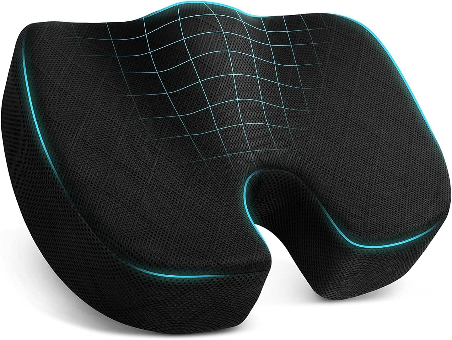 DEBIK Seat Cushion & Lumbar Support Pillow for Office Chair Car Wheelchair Back / Lumbar Support (Pack of 1) DEBIK Seat Cushion & Lumbar Support Pillow for Office Chair Car Wheelchair Back / Lumbar Support (Pack of 1)