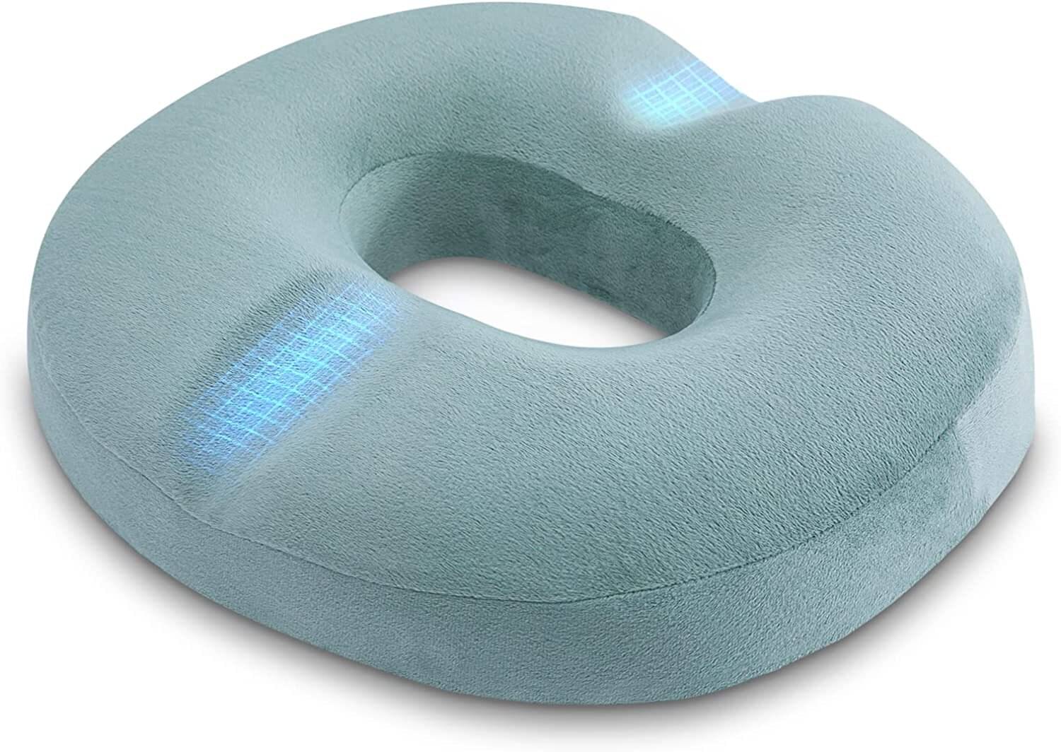 DEBIK Donut Ring Pillow Cushion For Piles Coccyx Sciatica Tailbone Back Pain Back / Lumbar Support (Pack of 1) DEBIK Donut Ring Pillow Cushion For Piles Coccyx Sciatica Tailbone Back Pain Back / Lumbar Support (Pack of 1)