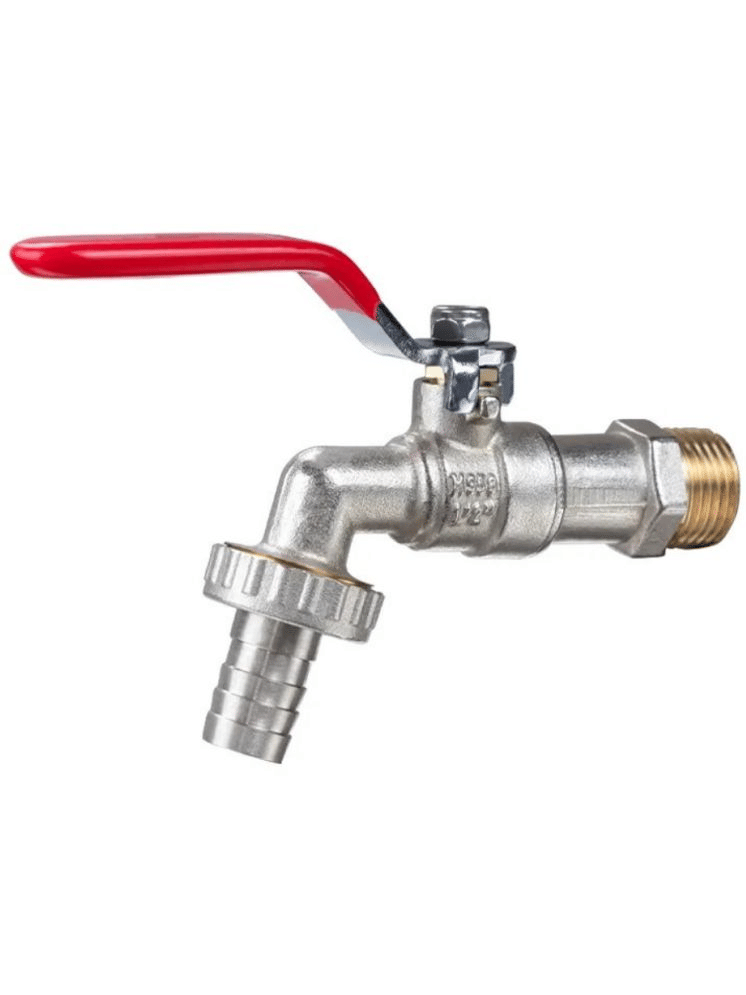 Dalton Brass Nozzle Tap 1/2" Faucet for Washing Machine Steel Kitchen Sink Tap (Sink Cock)