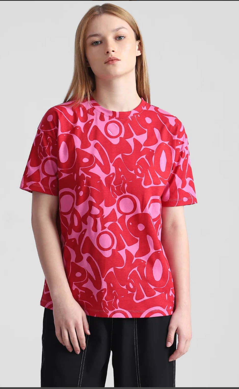 HARPITA Women's Cotton Blend Regular Top ( Red )     			HARPITA Women's Cotton Blend Regular Top ( Red )