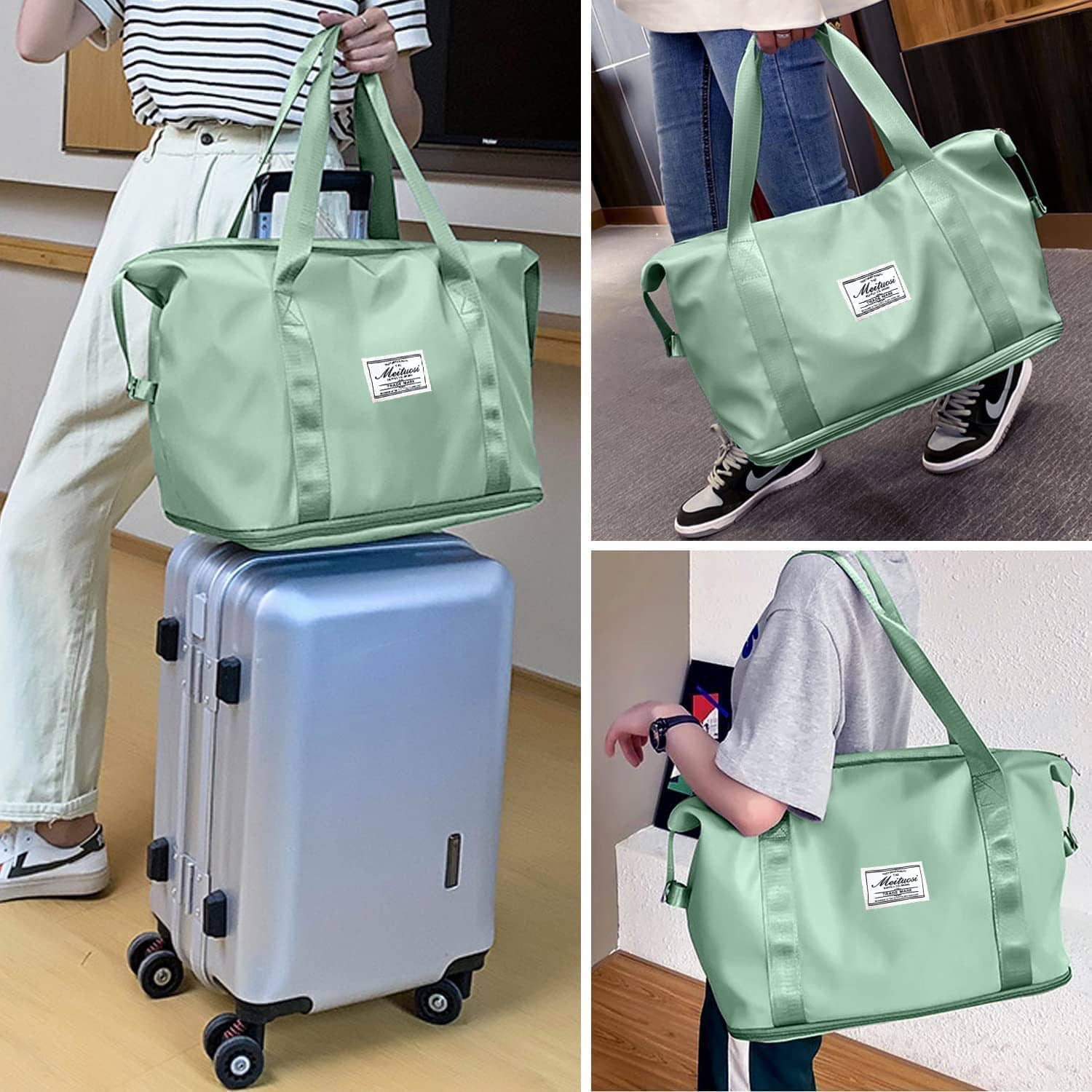 ItsApna Shoulder Bag Canvas Set of 1 ( Green ) - Handbags | Buy online on ZillyBuy