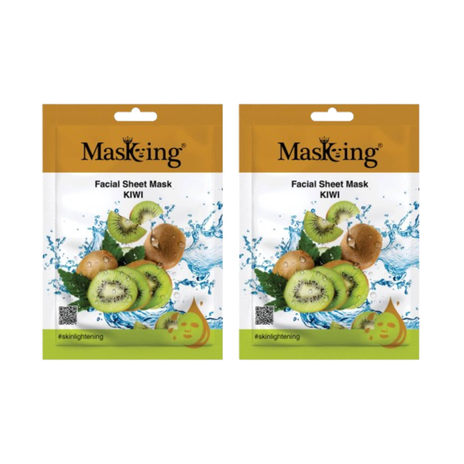     			Masking - Fairness Sheet Mask for All Skin Type ( Pack of 2 )