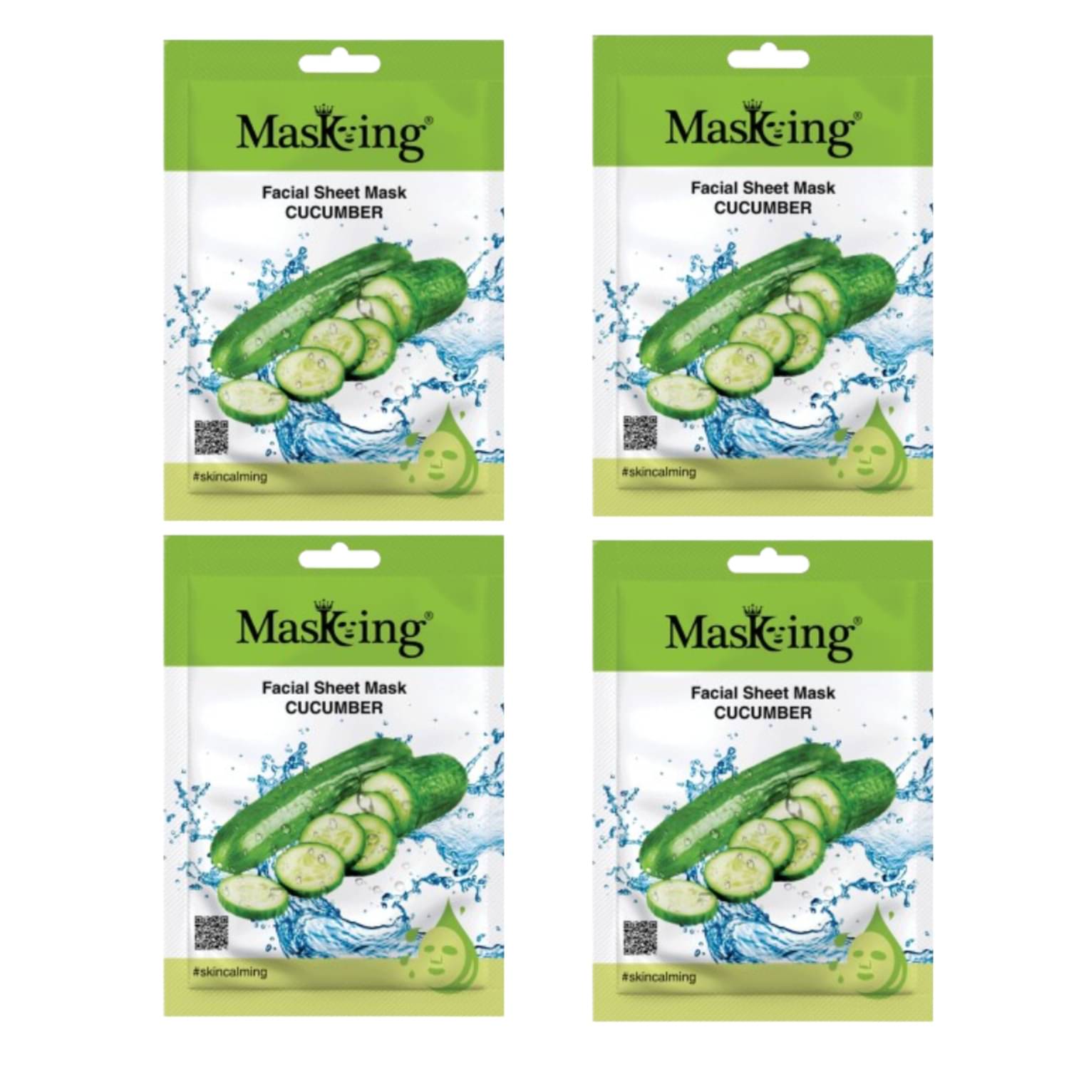     			Masking - Fairness Sheet Mask for Combination Skin ( Pack of 4 )