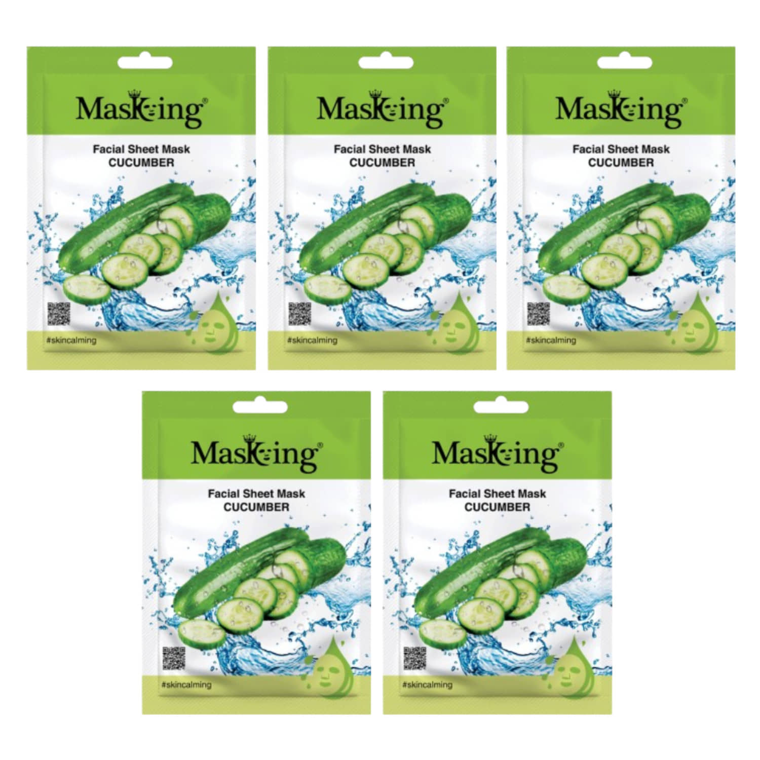 Masking - Fairness Sheet Mask for All Skin Type ( Pack of 5 )
