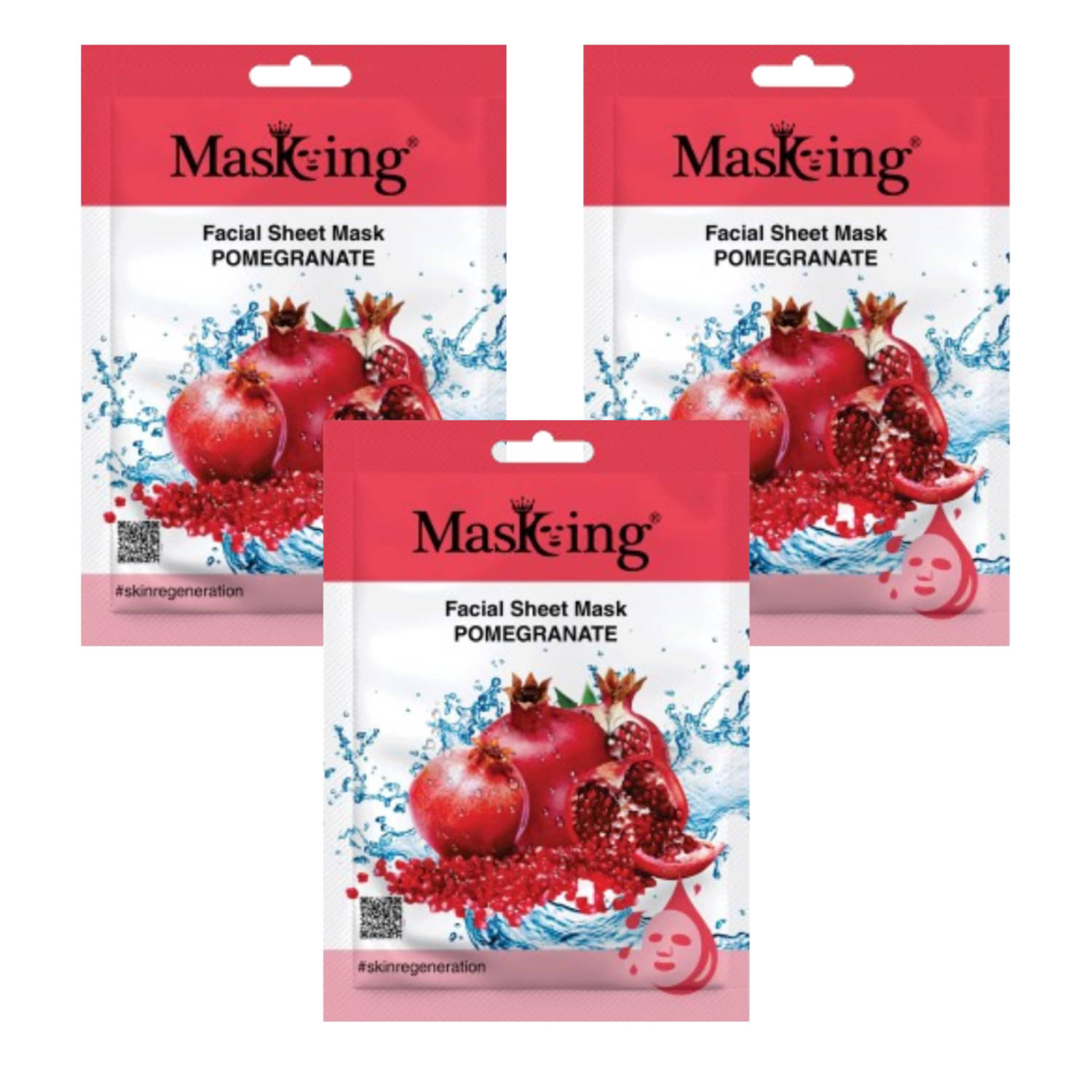     			Masking - Skin Firming Sheet Mask for All Skin Type ( Pack of 3 )