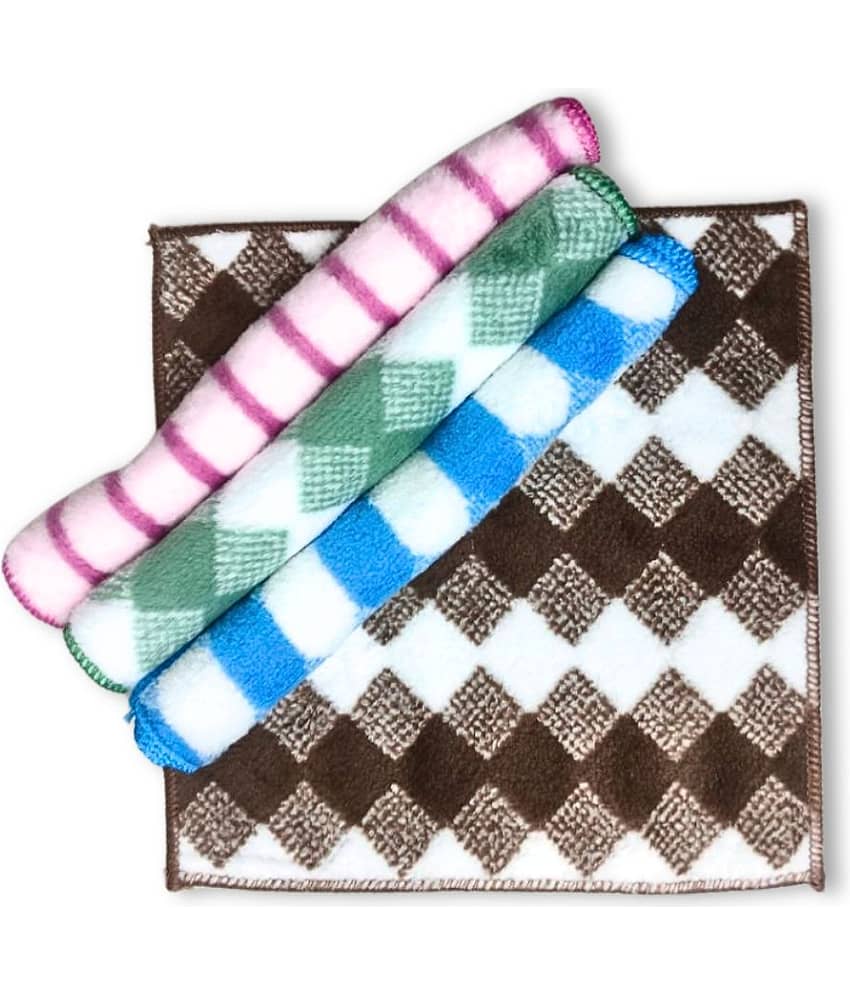 Microfiber Light Weight Handkerchief Extra Soft (25 x 25 inch) Pack of 4 - Jewellery Sets | Buy online on ZillyBuy