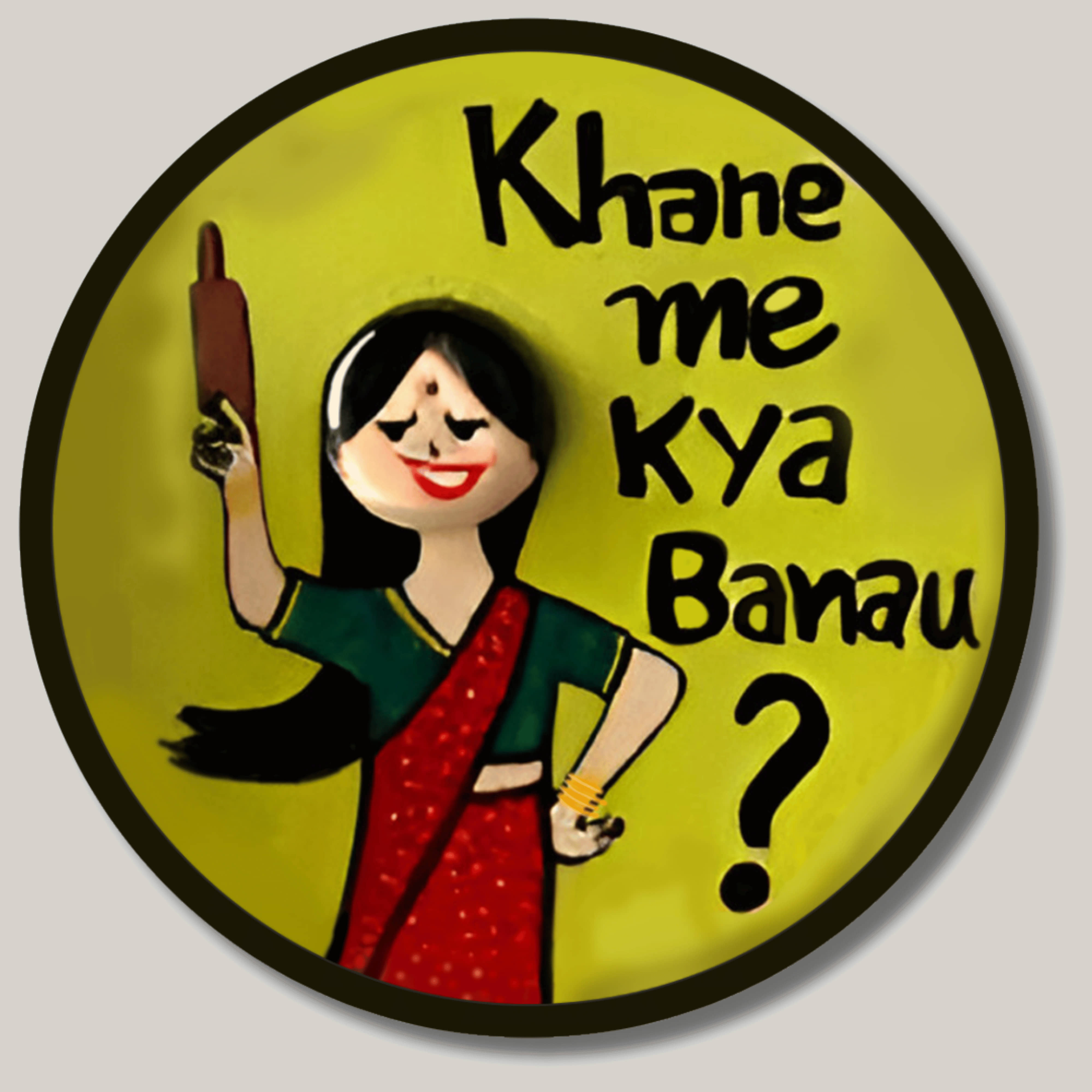Phirki Studio Wood Fridge Magnet - Pack of 1