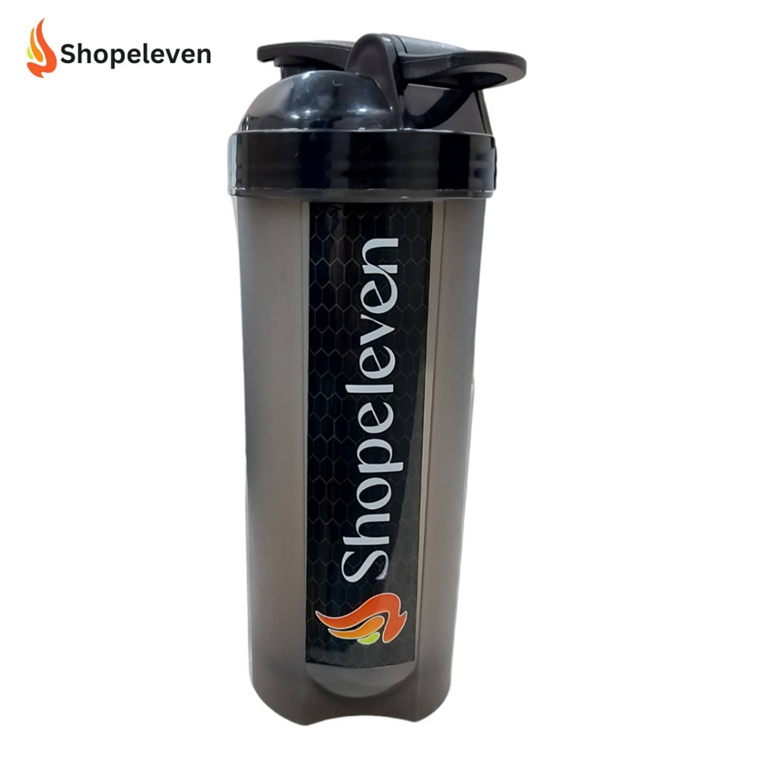     			Shopeleven Plastic Black 700 mL Shaker ( Pack of 1 )